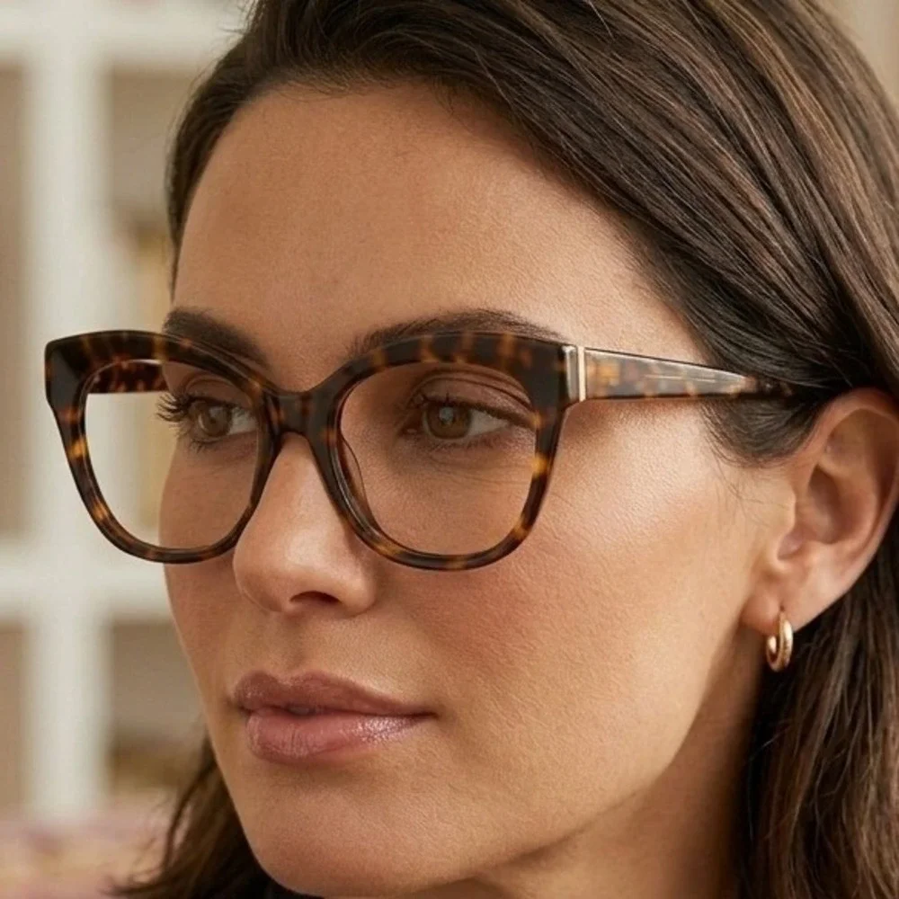 Warby Parker Ada W 247 Tortoise Cat Eye Eyeglass Frames 54-20-140